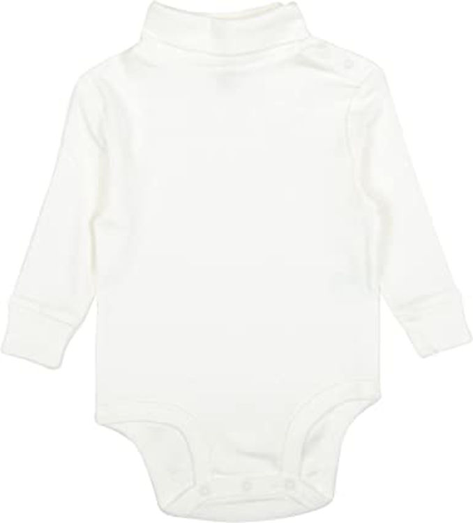 Picture of 80040 100% Cotton Thermal Turtlenecks Bodies Babies WHITE